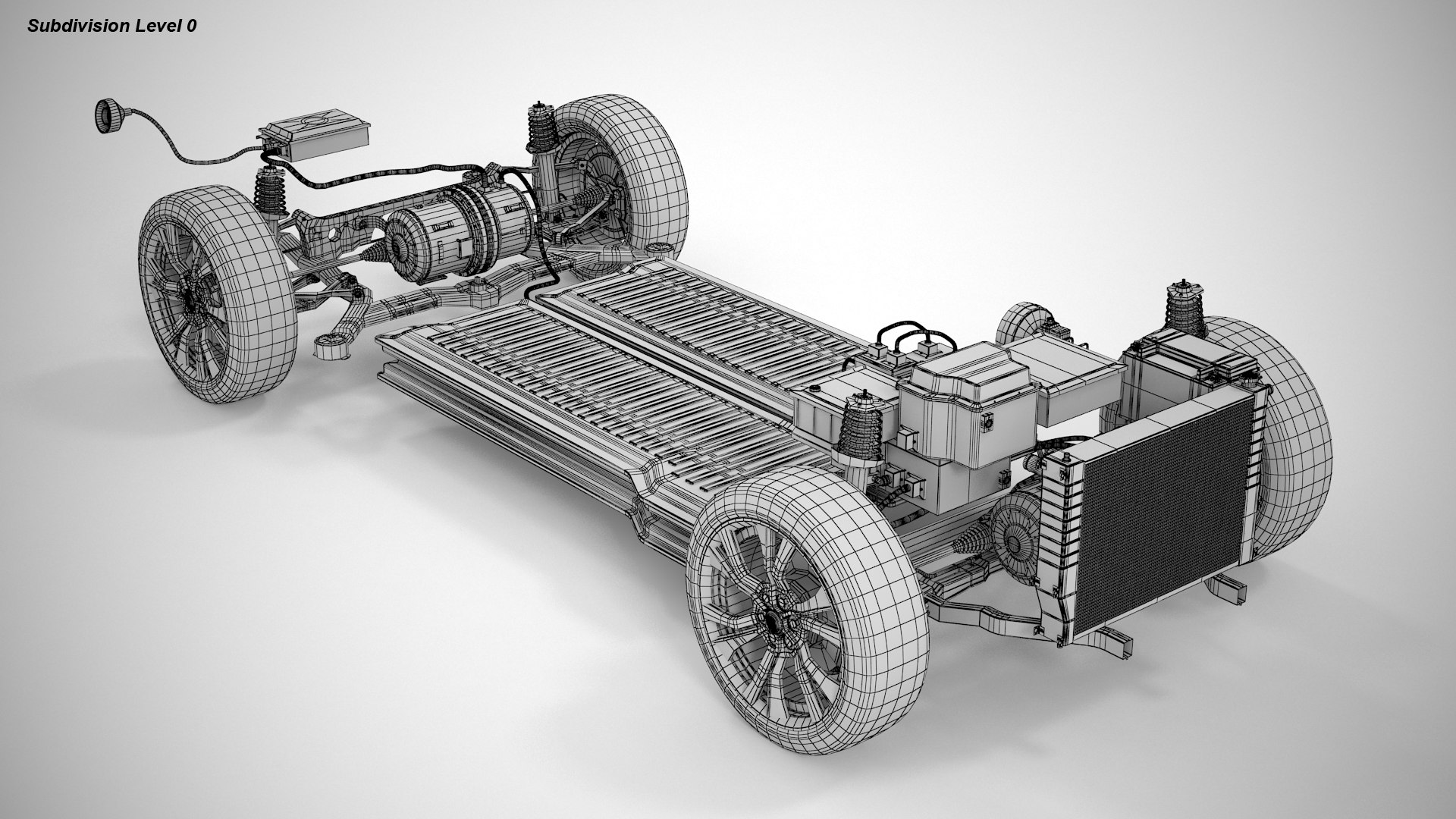 4x4 Hybrid Chargepoint X-ray 3D Model - TurboSquid 1533890