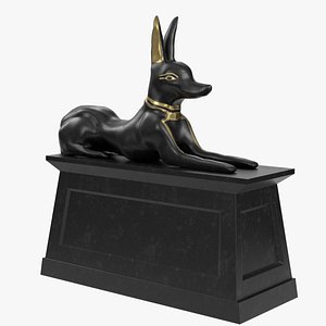 3D Anubis shrine model