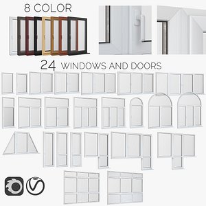 windows doors fiberglass model