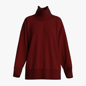 3D Female knit long sleeve