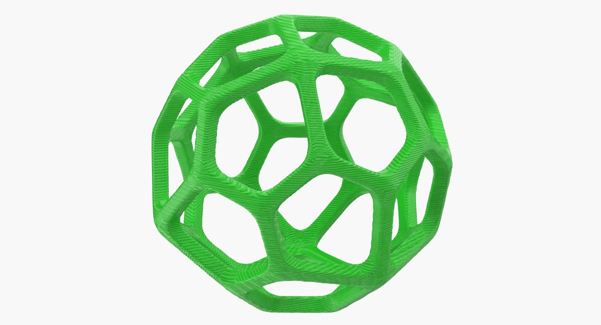 Holey Sphere 3D Model 3D model preview