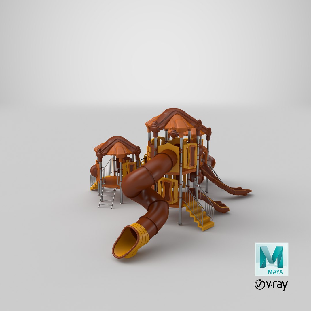 3D Outdoor Playground - TurboSquid 2071380