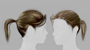 3D hair pbr