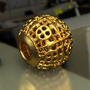 3D jewelry charm pa model