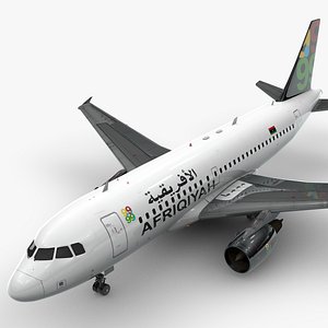 Airbus A319-100 Afriqiyah Airways L1386