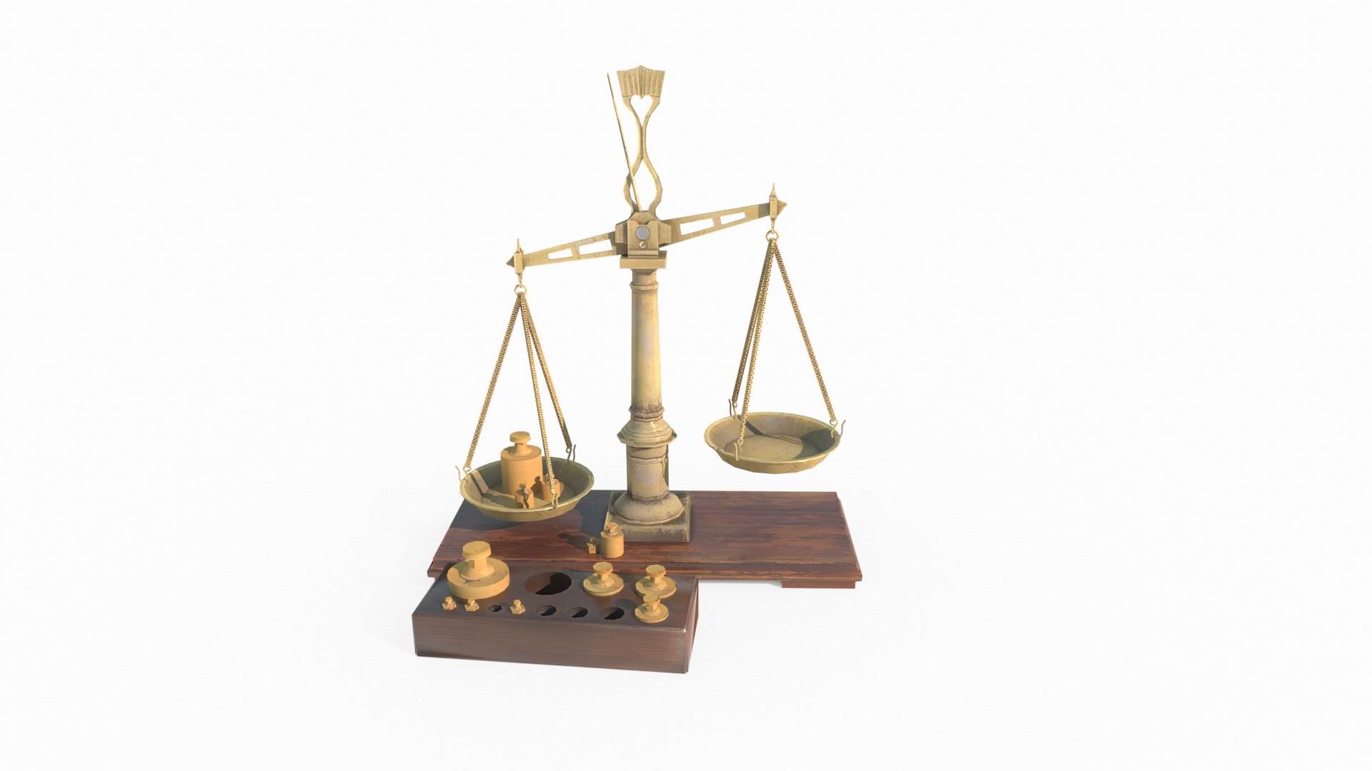 Old Style Libra 3D Model - TurboSquid 2295459