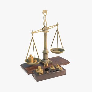 Old style Libra 3D model