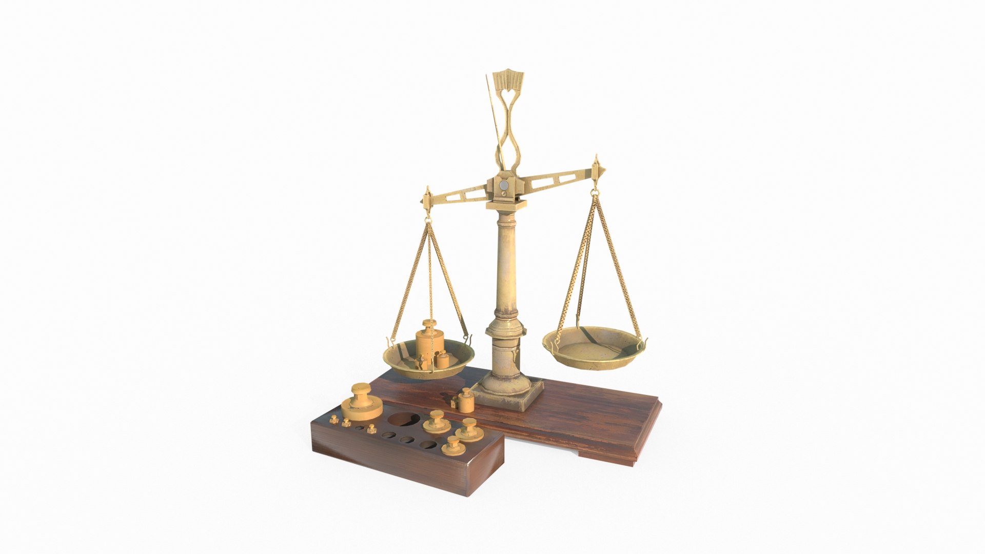 Old Style Libra 3D Model - TurboSquid 2295459
