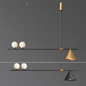 century modern 3 light model