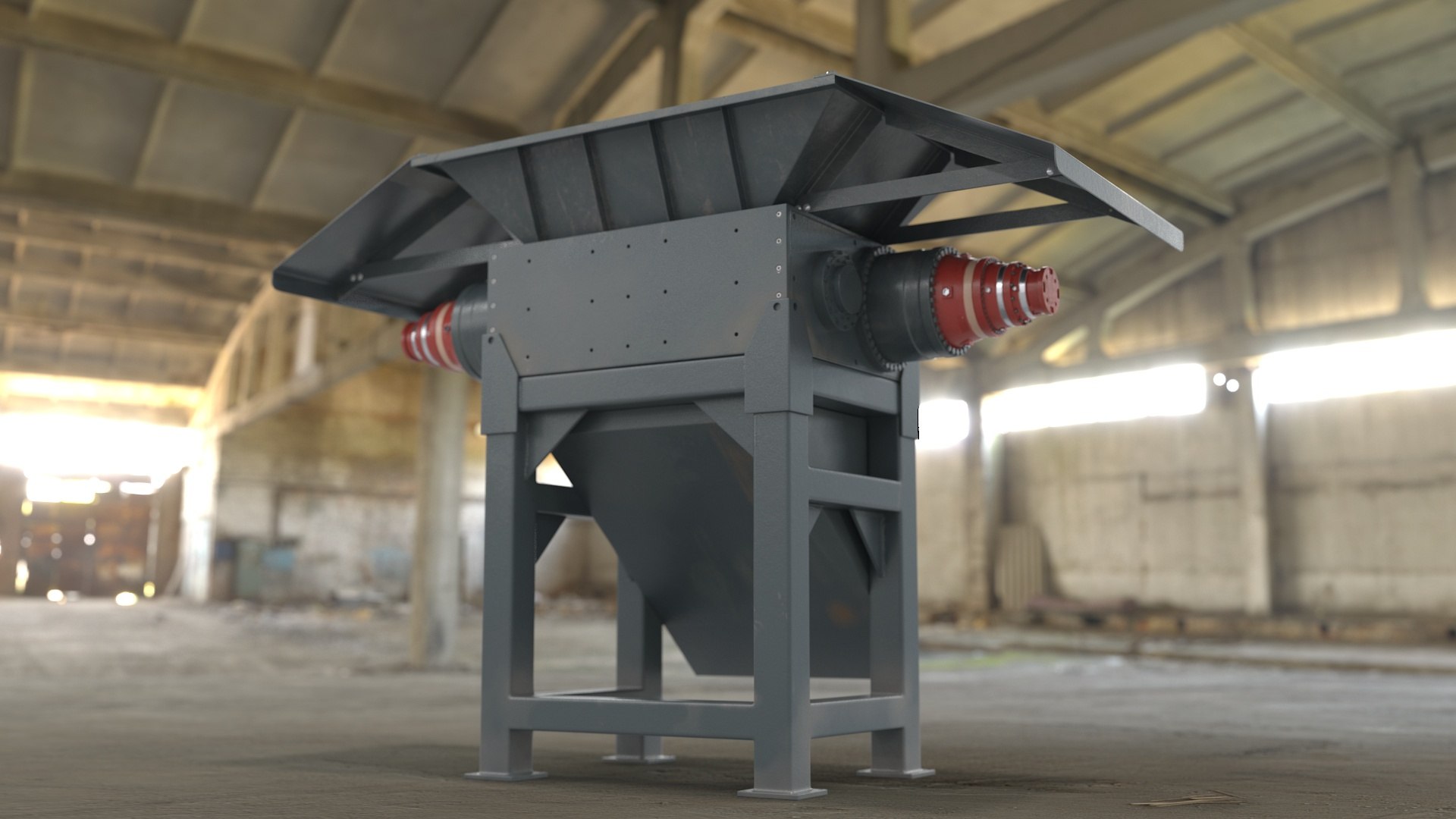 Metal Shredder 3D model preview