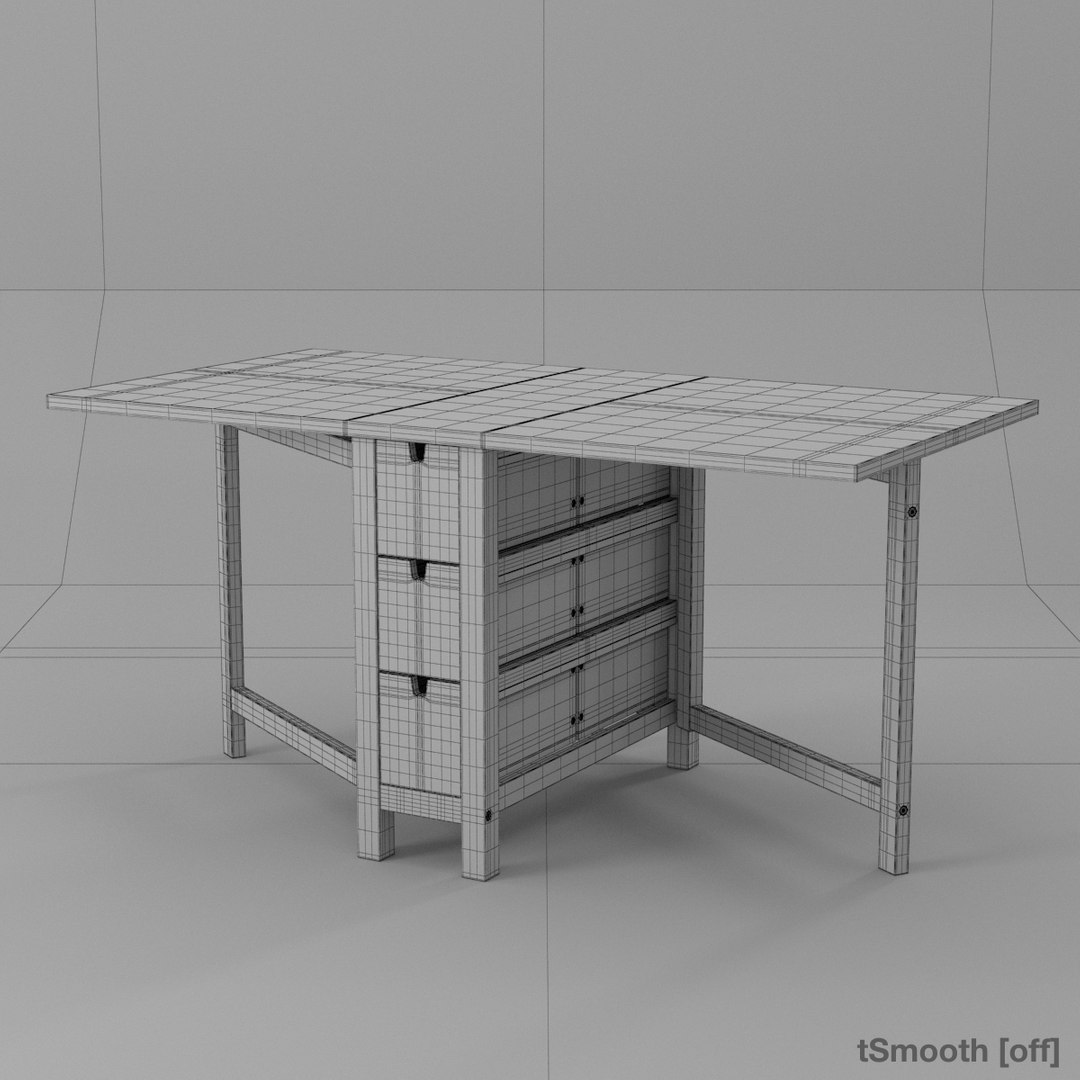 norden gateleg table 3d max