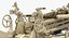 Posición de batalla Howitzer M777 155mm Desierto