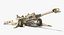 Posición de batalla Howitzer M777 155mm Desierto