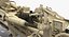 Posición de batalla Howitzer M777 155mm Desierto