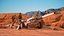 Posición de batalla Howitzer M777 155mm Desierto
