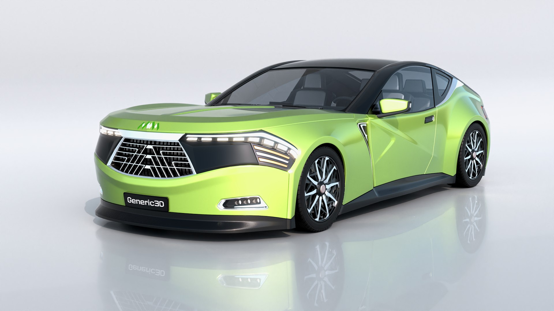 Generic Car Series - V1U1-G3D 3D Model - TurboSquid 2179319