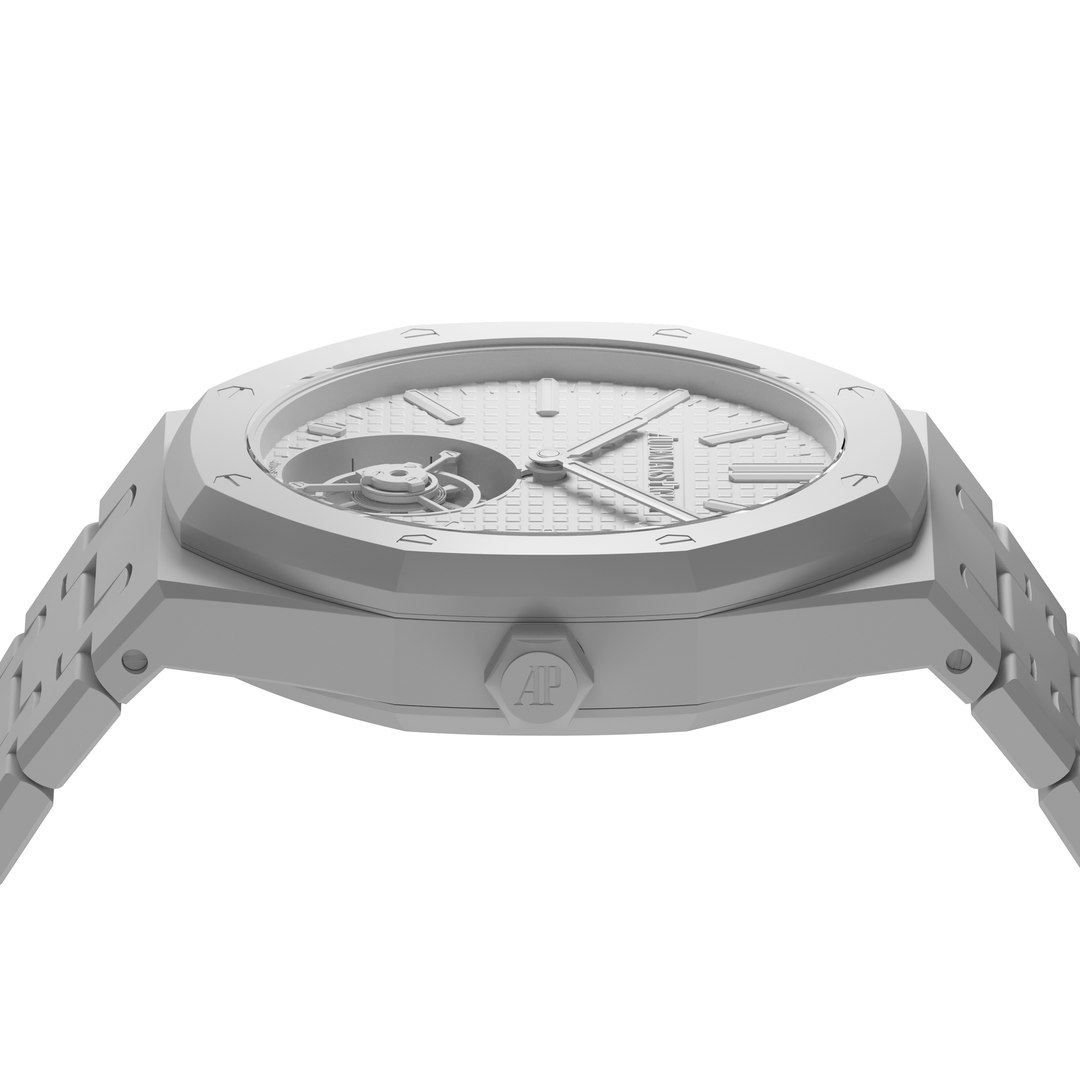 3D Audemars Piguet Royal Oak Flying Tourbillon https://p.turbosquid.com/ts-thumb/8b/pgaCBz/YA/4_clay/jpg/1704104976/1920x1080/fit_q87/590eff5cece3afe96182987bd26277a0c1e33463/4_clay.jpg