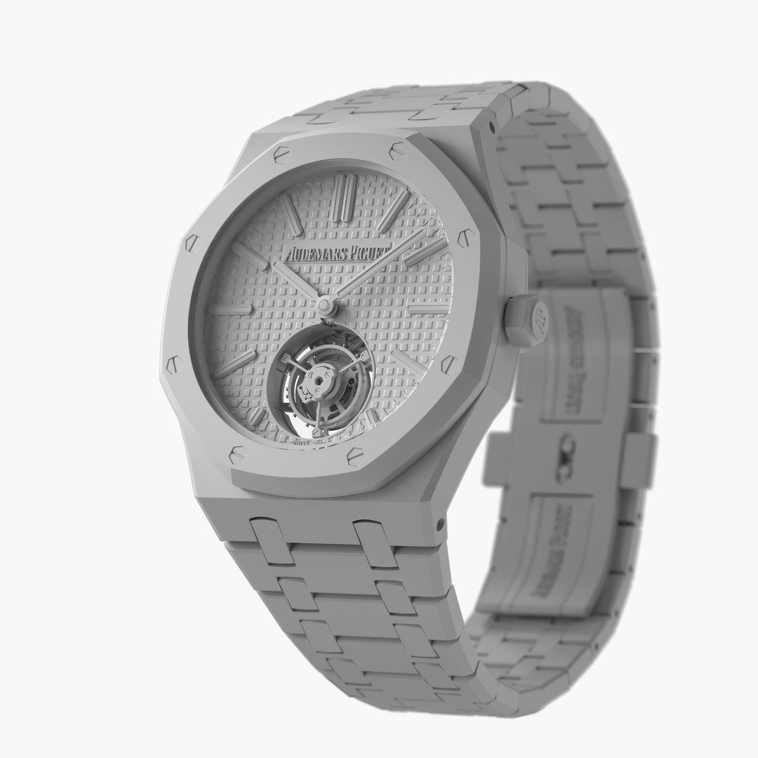 3D Audemars Piguet Royal Oak Flying Tourbillon https://p.turbosquid.com/ts-thumb/8b/pgaCBz/iR/1_clay/jpg/1704104705/1920x1080/fit_q87/99eded3bdb18f5aa5ad15fa937a31d9fcb6dd0f0/1_clay.jpg