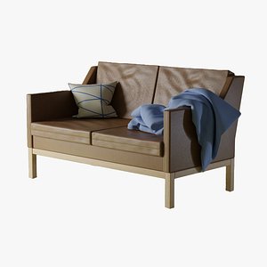 3D Lounge Sofa 2er