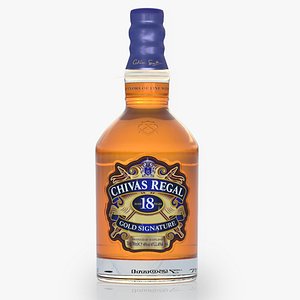 3D chivas whisky regal