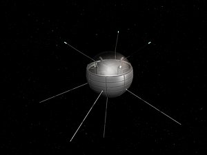 andromeda space probe cob 3d model