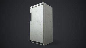 3D Old refrigerator