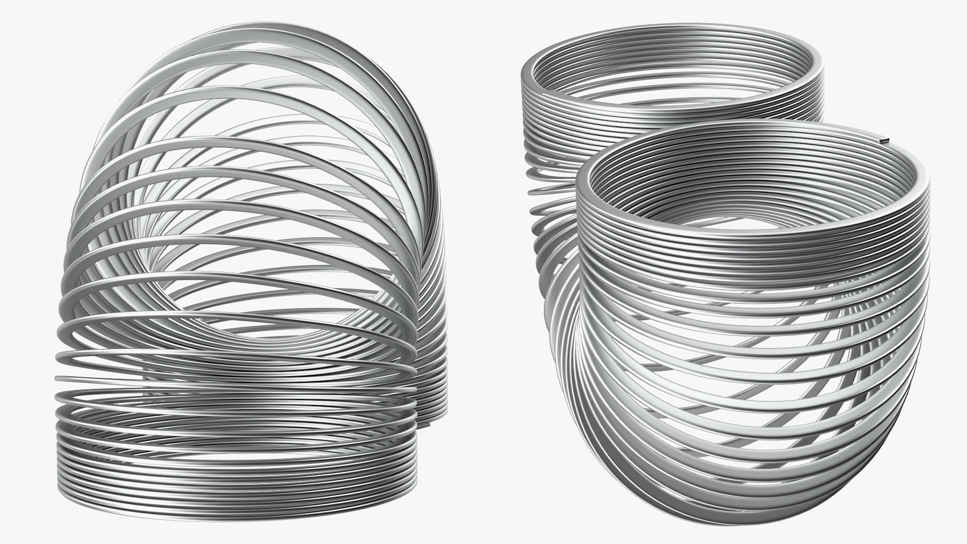 3D Metal Toy Spring Curved - TurboSquid 1488352