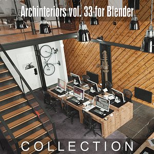 3D model archinteriors vol 33 blender