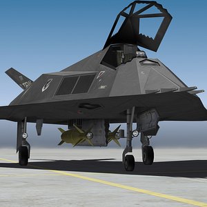 F117 Stealth Military JET