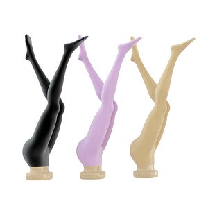Female mannequin legs in pantyhose 106 3D model