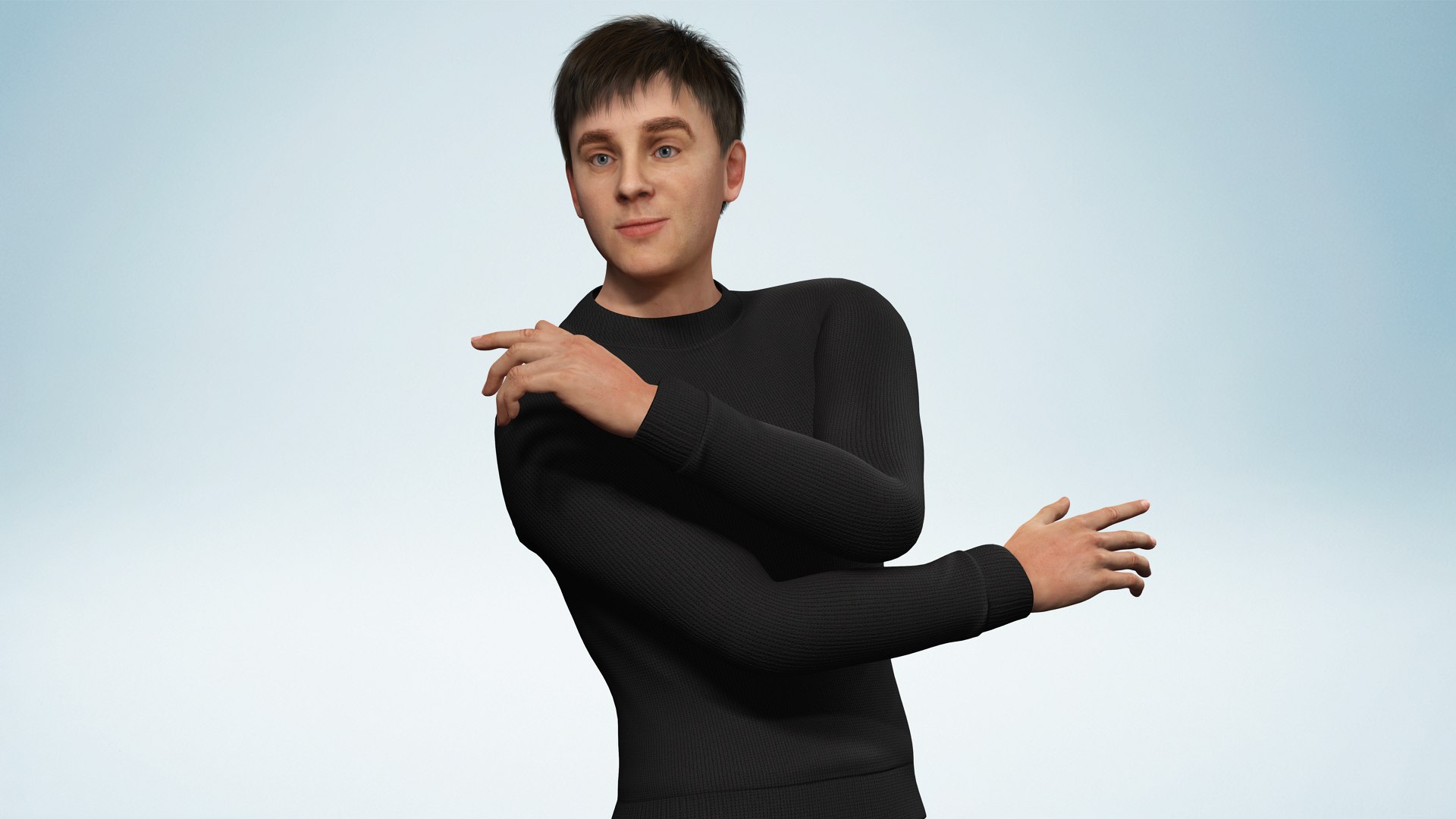 Realistic Modern Young Man with Black Sweater 3D model https://p.turbosquid.com/ts-thumb/8c/KPjy3I/2M/4/png/1757879182/1920x1080/fit_q87/9ad77e14debdfc77185af17eca38bfbd1456fbf5/4.jpg