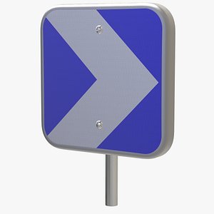 3D Traffic Direction Sign model