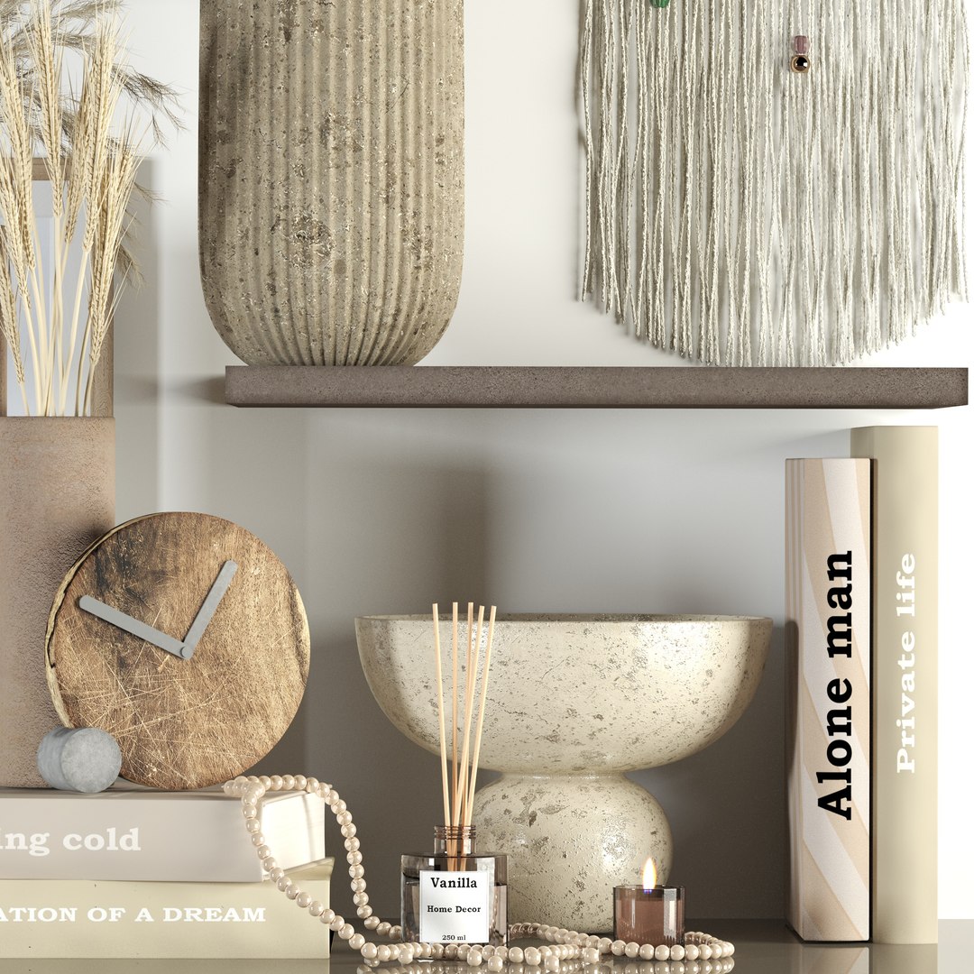 Decorative Set 01 3D Model - TurboSquid 2255524