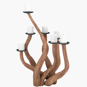 candle tree branches 3D