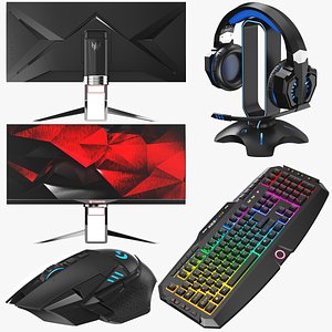Detailed Four Gaming Equipment