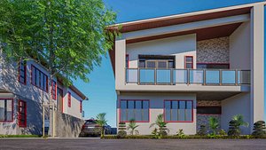 Mansion Interior And Exterior 3D