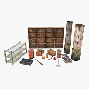 Abandoned Debris Scrap Pack