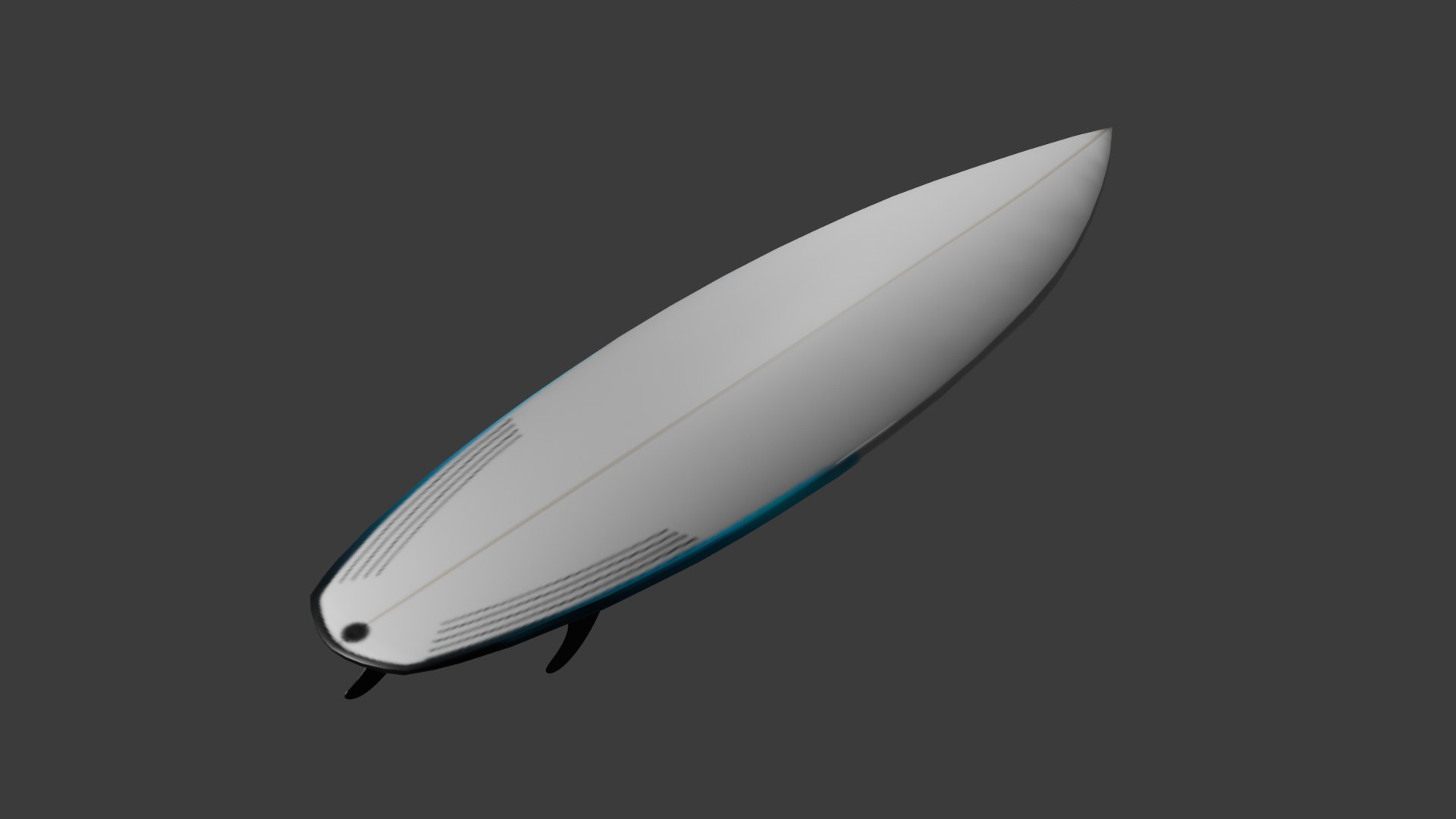 3D Model Surf Board - Blue Falcon - TurboSquid 2258323