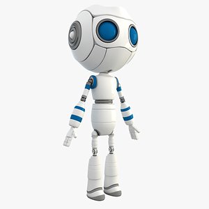 robot bot 3d max