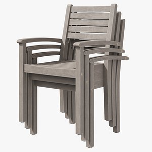 DTY Leadville stackable outdoor chair 3D model