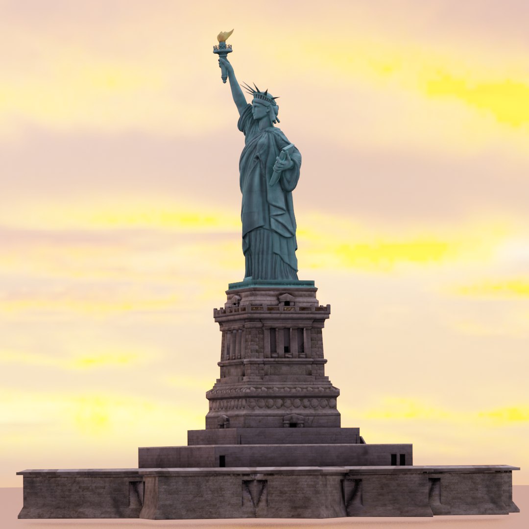 modelo 3d STATUE OF LIBERTY TurboSquid 1962503