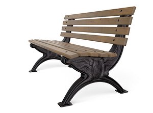 3D Park Bench