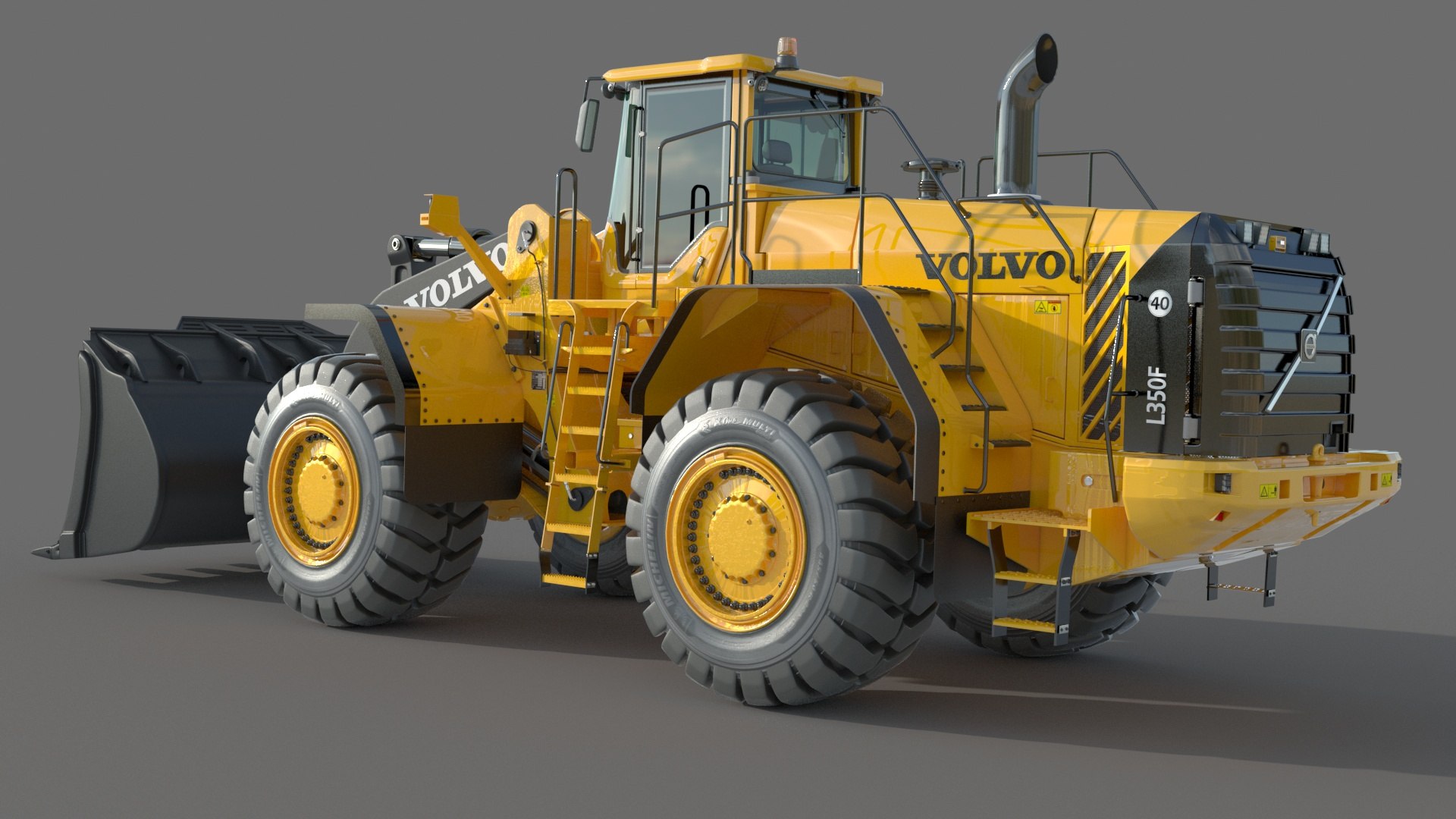 Volvo L350F Wheel Loader 3D Model - TurboSquid 2156691