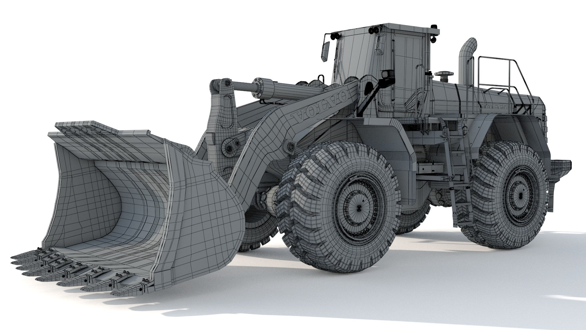 Volvo L350F Wheel Loader 3D Model - TurboSquid 2156691