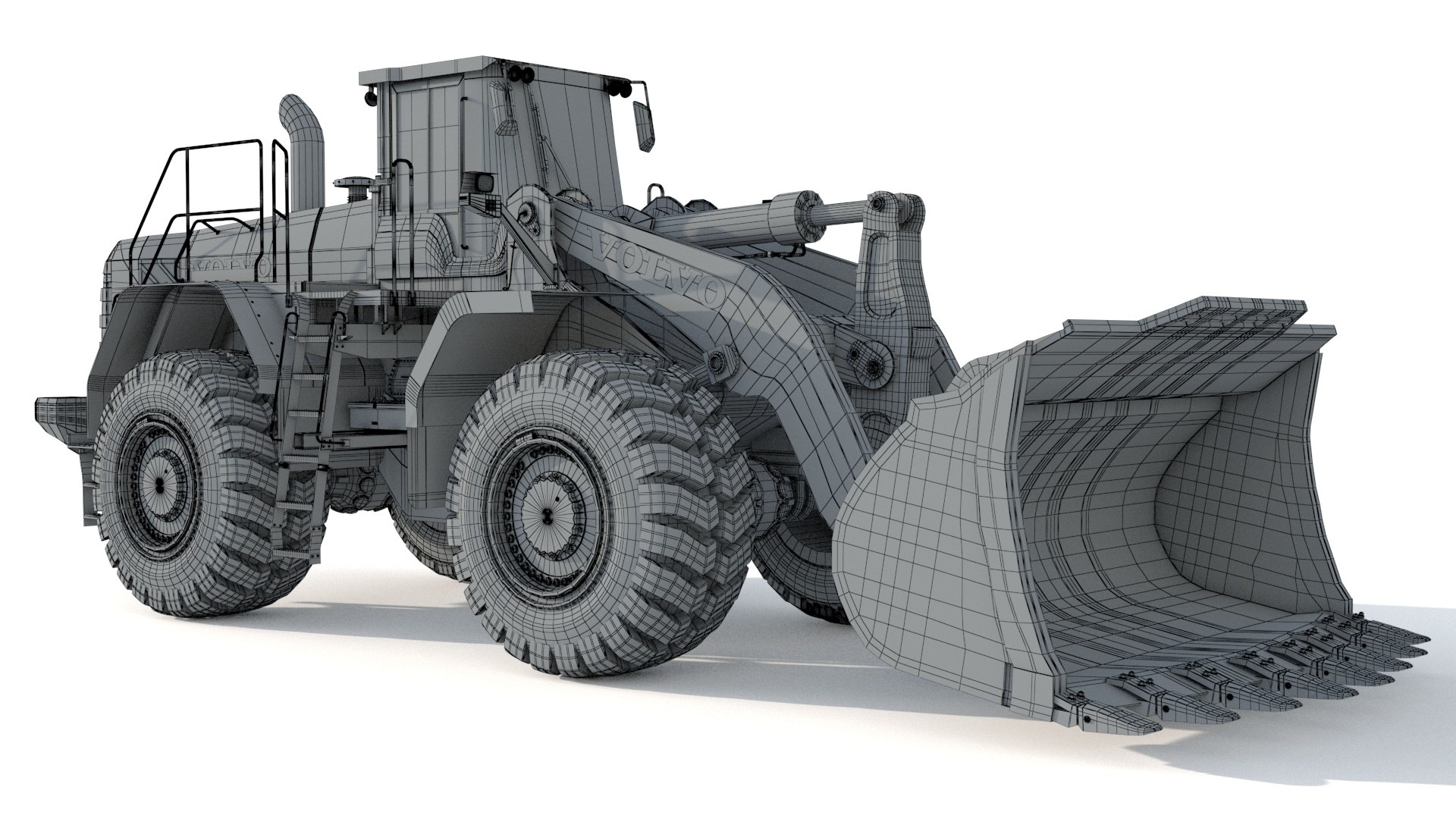 Volvo L350F Wheel Loader 3D Model - TurboSquid 2156691
