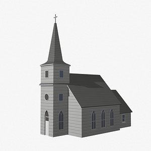 3d model of church