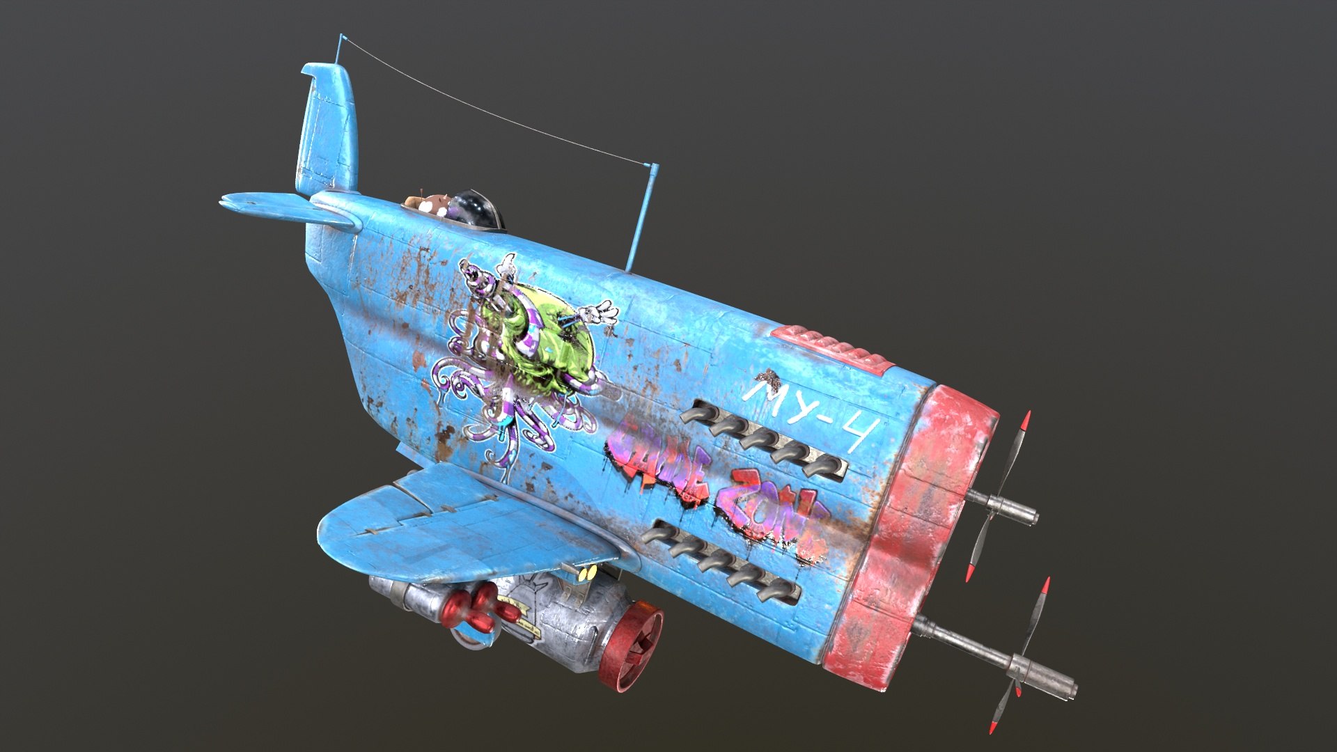 3D Stylized realistic blue airplane https://p.turbosquid.com/ts-thumb/8c/lgkFIY/Wn/14/jpg/1691847603/1920x1080/fit_q87/98402648cab66bafe512bada1df6ef5c7484d466/14.jpg