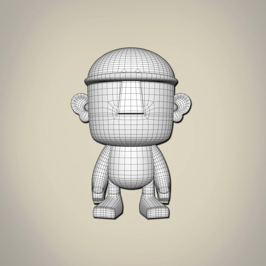 Toy Character Base Mesh Model - TurboSquid 1710567