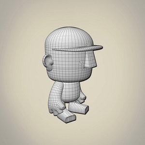 toy character base mesh model