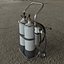 3D Double Oxygen Bottle Trolley model